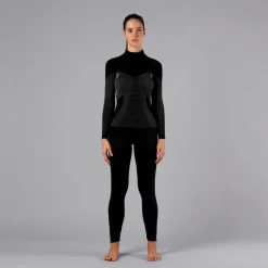 Maglia a maniche lunghe Seamless multifunzionale da donna