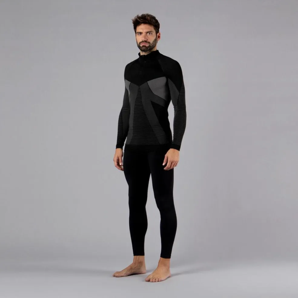 Maglia a maniche lunghe Seamless multifunzionale da uomo