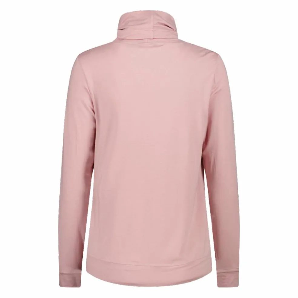 Maglia da donna con collo a dolcevita in Light Tencel Merino