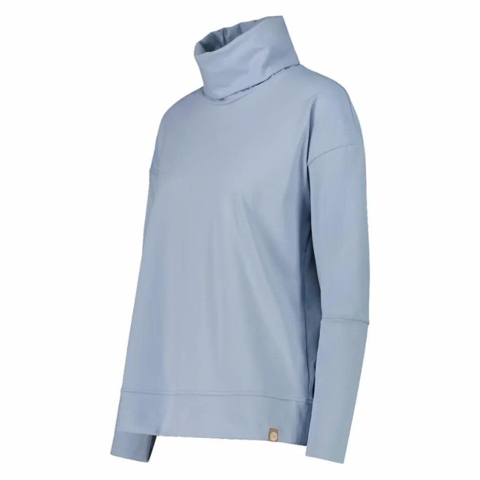Maglia da donna maniche lunghe con collo a dolcevita