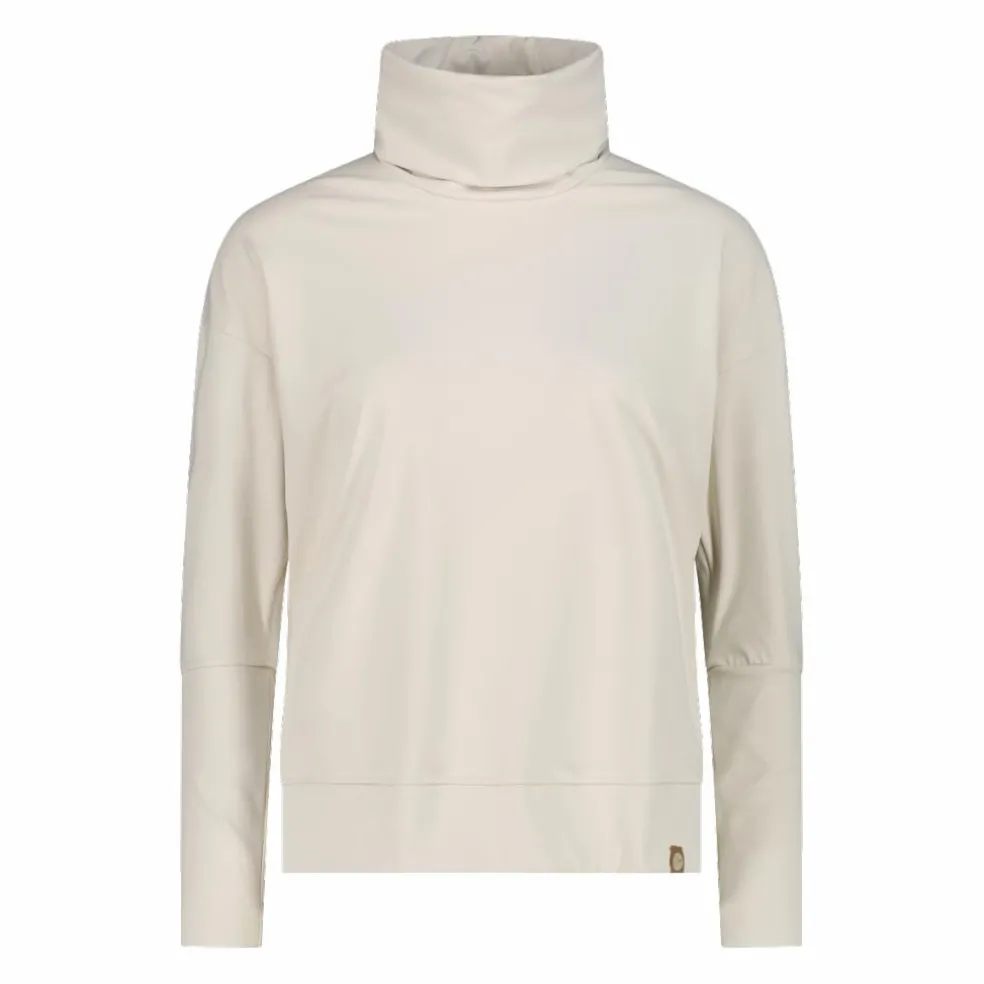 Maglia da donna maniche lunghe con collo a dolcevita