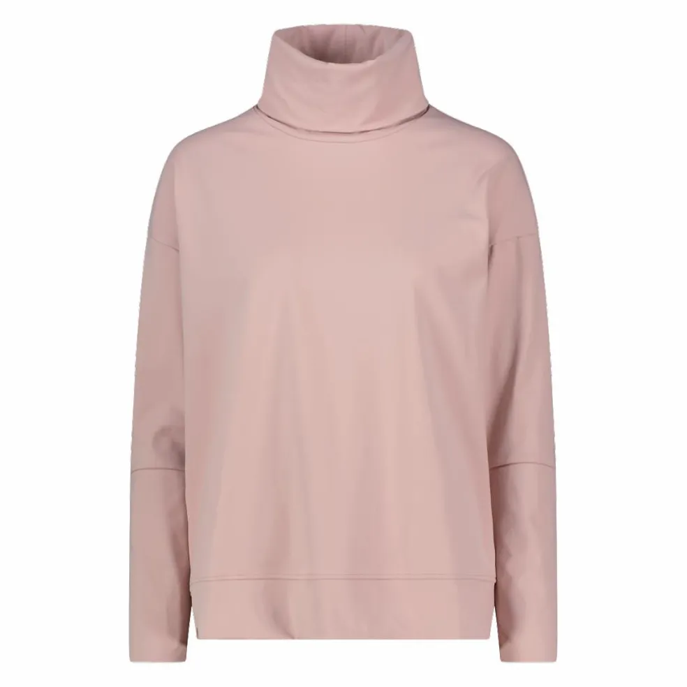 Maglia da donna maniche lunghe con collo a dolcevita