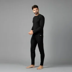 Maglia intima a maniche lunghe da uomo girocollo