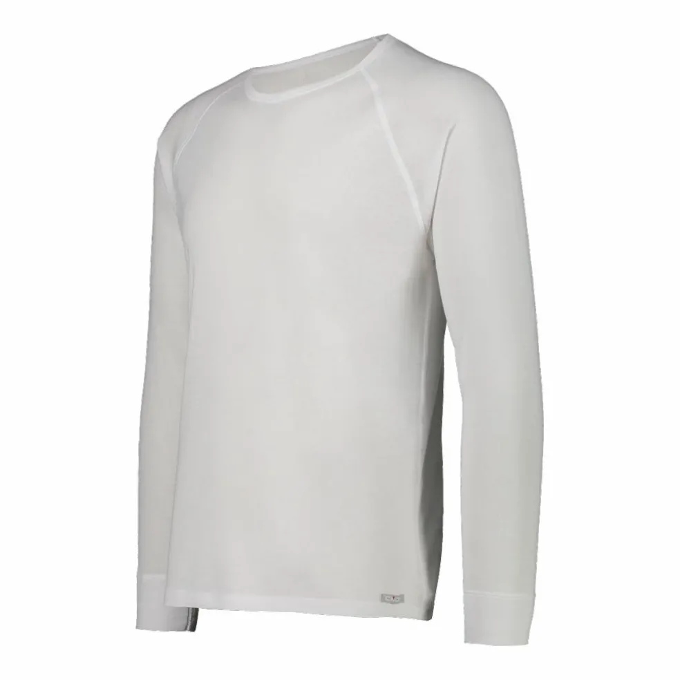 Maglia intima a maniche lunghe da uomo girocollo