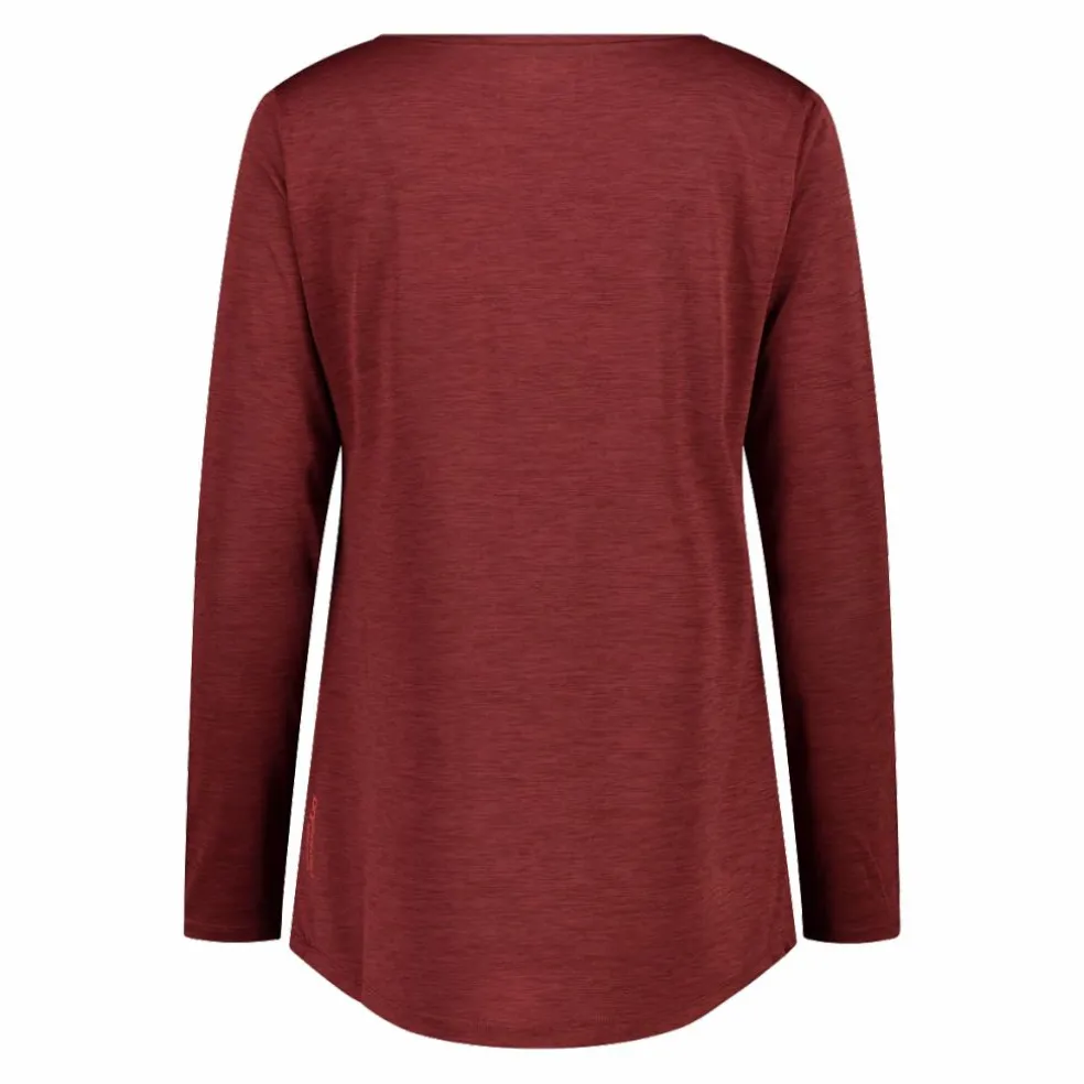 Maglia leggera da donna in jersey melange