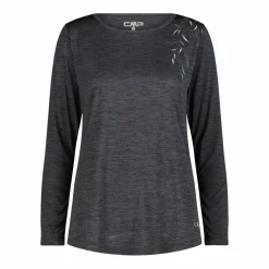 Maglia leggera da donna in jersey melange