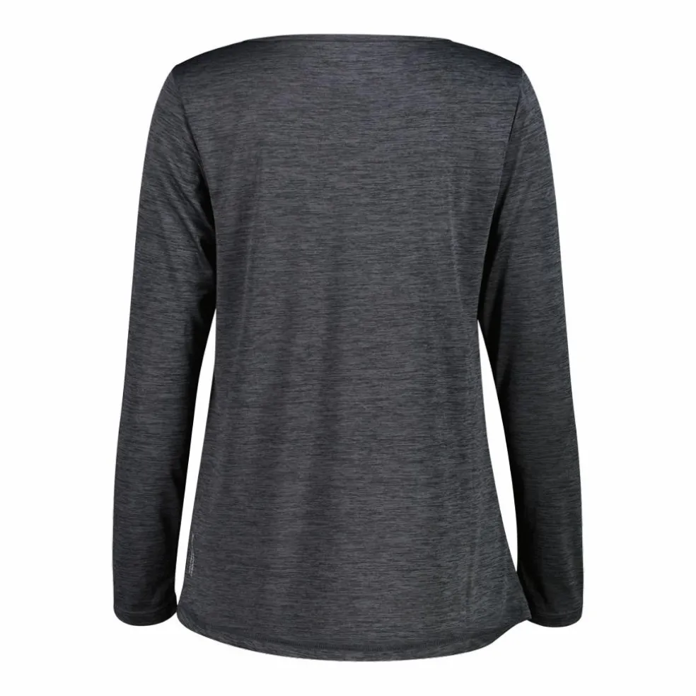 Maglia leggera da donna in jersey melange