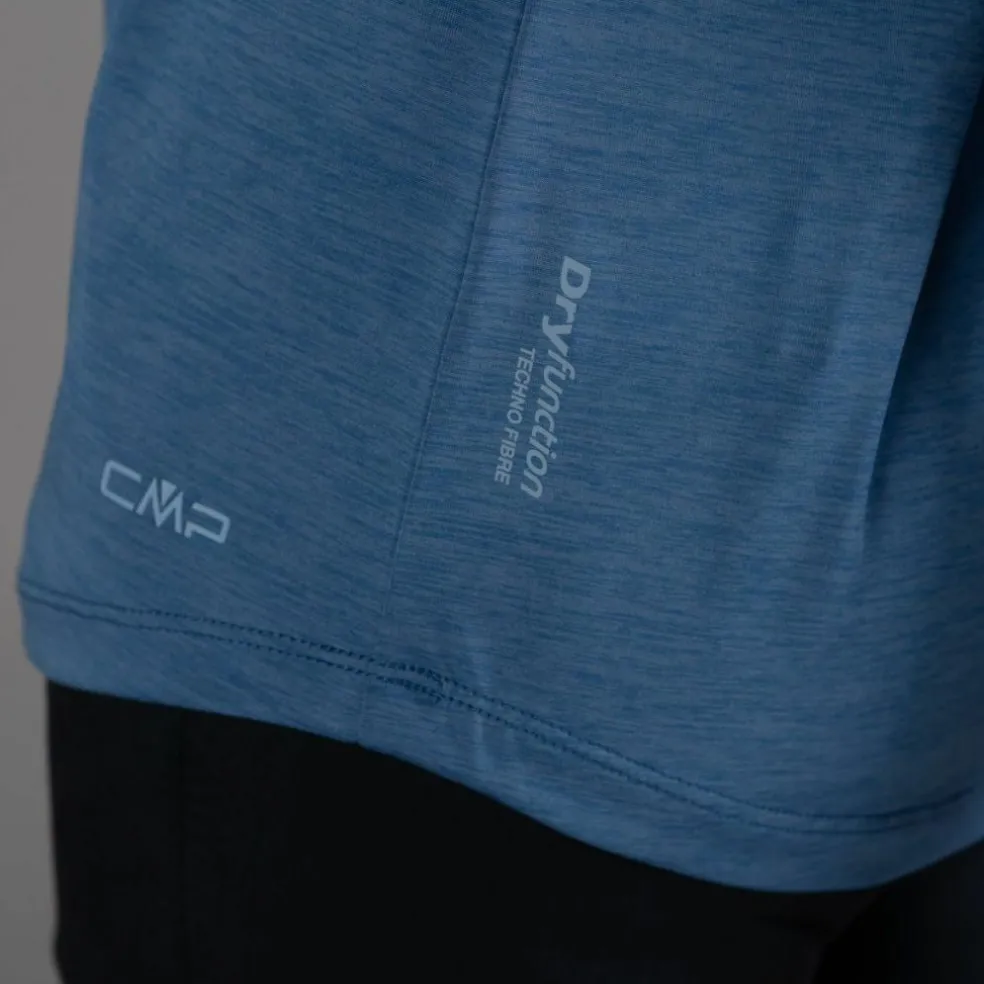 Maglia leggera da donna in jersey melange