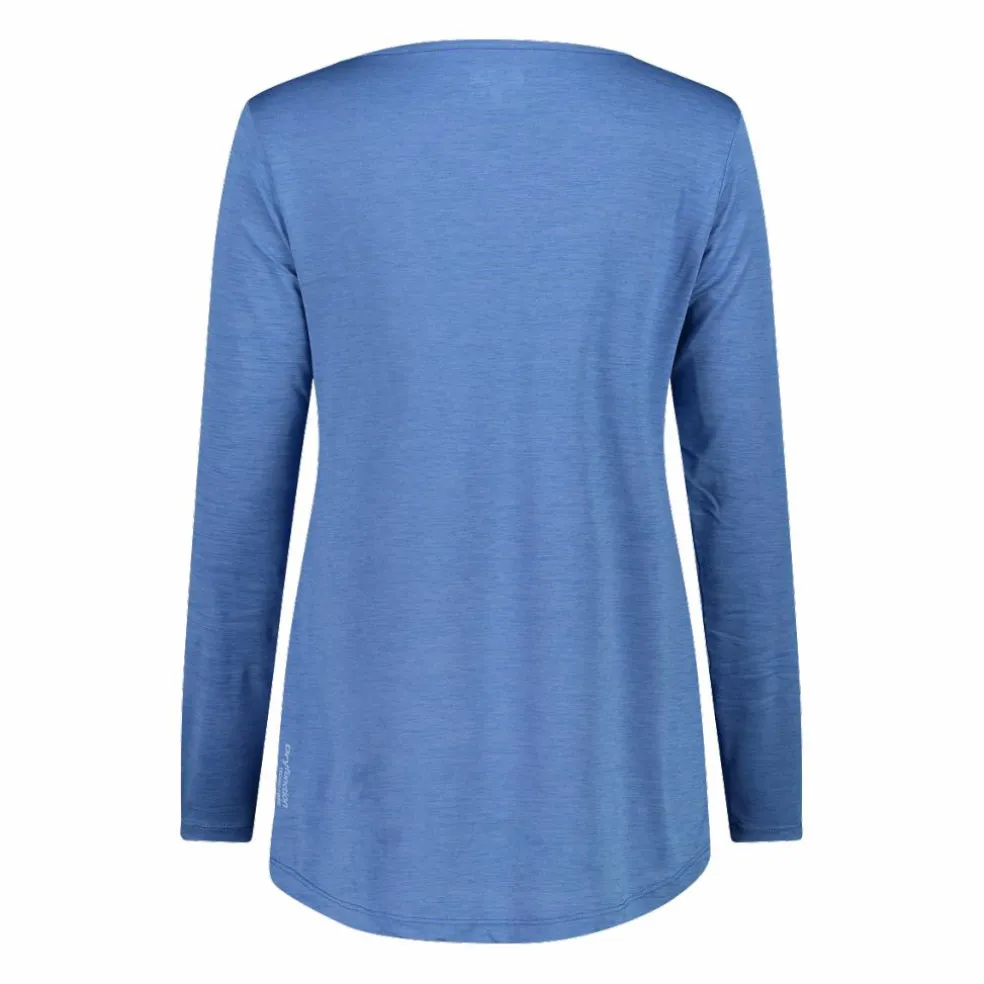 Maglia leggera da donna in jersey melange