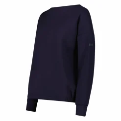 Maglia Manica Lunga in Light French Terry Stretch da Donna