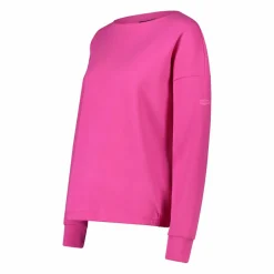 Maglia Manica Lunga in Light French Terry Stretch da Donna