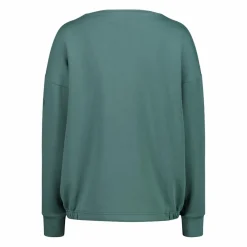 Maglia Manica Lunga in Light French Terry Stretch da Donna