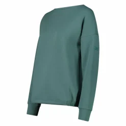 Maglia Manica Lunga in Light French Terry Stretch da Donna