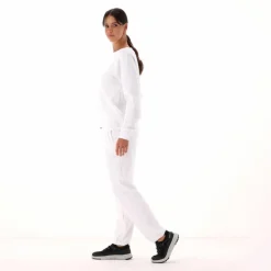 Maglia Manica Lunga in Light French Terry Stretch da Donna