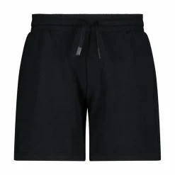 Pantaloncini elasticizzati da donna in cotone french terry