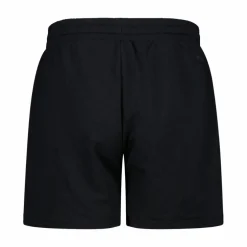 Pantaloncini elasticizzati da donna in cotone french terry
