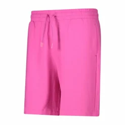 Pantaloncini elasticizzati da donna in cotone french terry