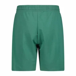 Pantaloncini elasticizzati da donna in cotone french terry