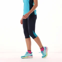 Pantalone 3/4 da donna in poliestere 4-way stretch.