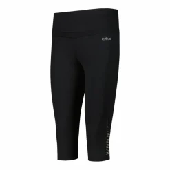 Pantalone 3/4 da donna in poliestere 4-way stretch.