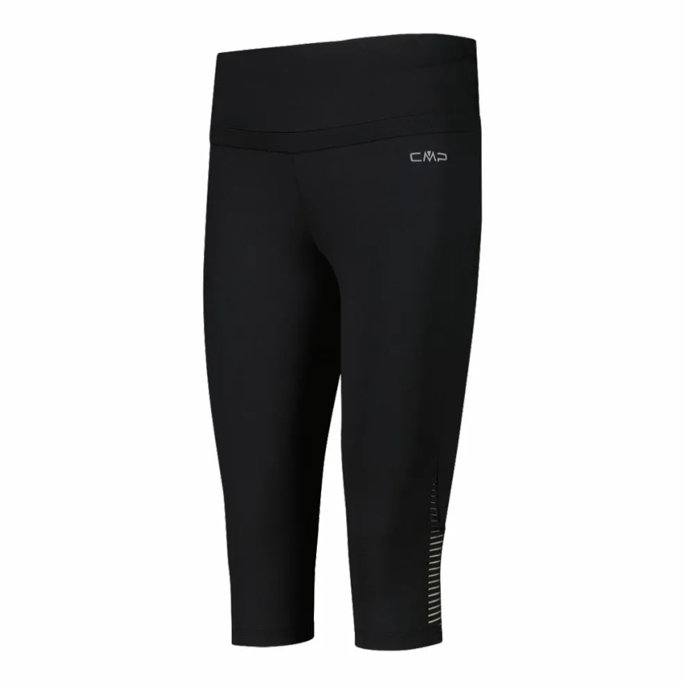 Pantalone 3/4 da donna in poliestere 4-way stretch.