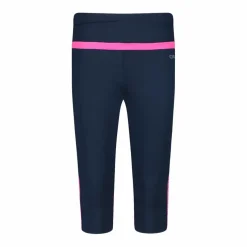 Pantalone 3/4 da donna in poliestere 4-way stretch.