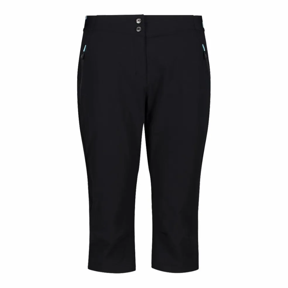 Pantalone capri Unlimitech da donna in tessuto 4 way stretch