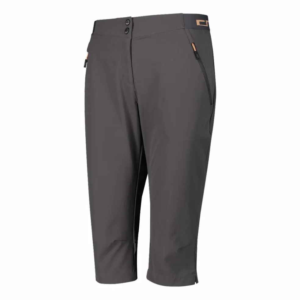 Pantalone capri Unlimitech da donna in tessuto 4 way stretch