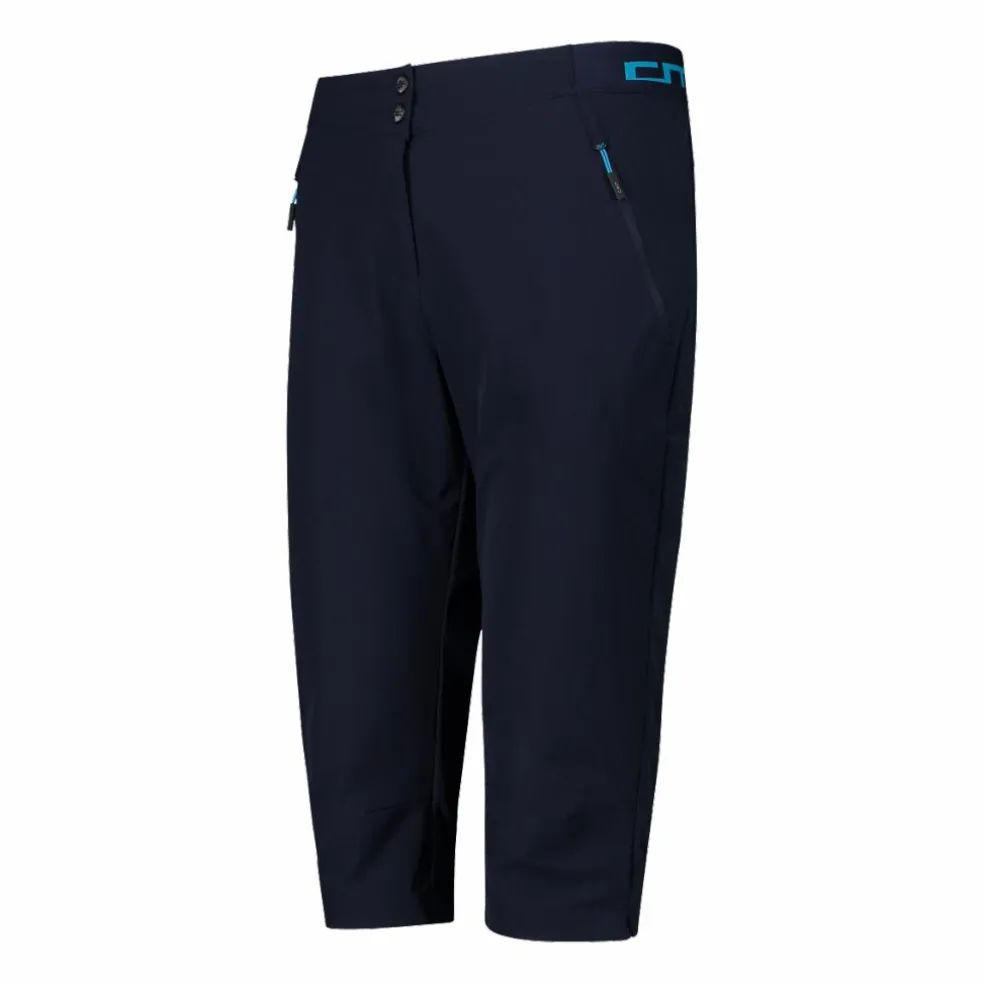 Pantalone capri Unlimitech da donna in tessuto 4 way stretch