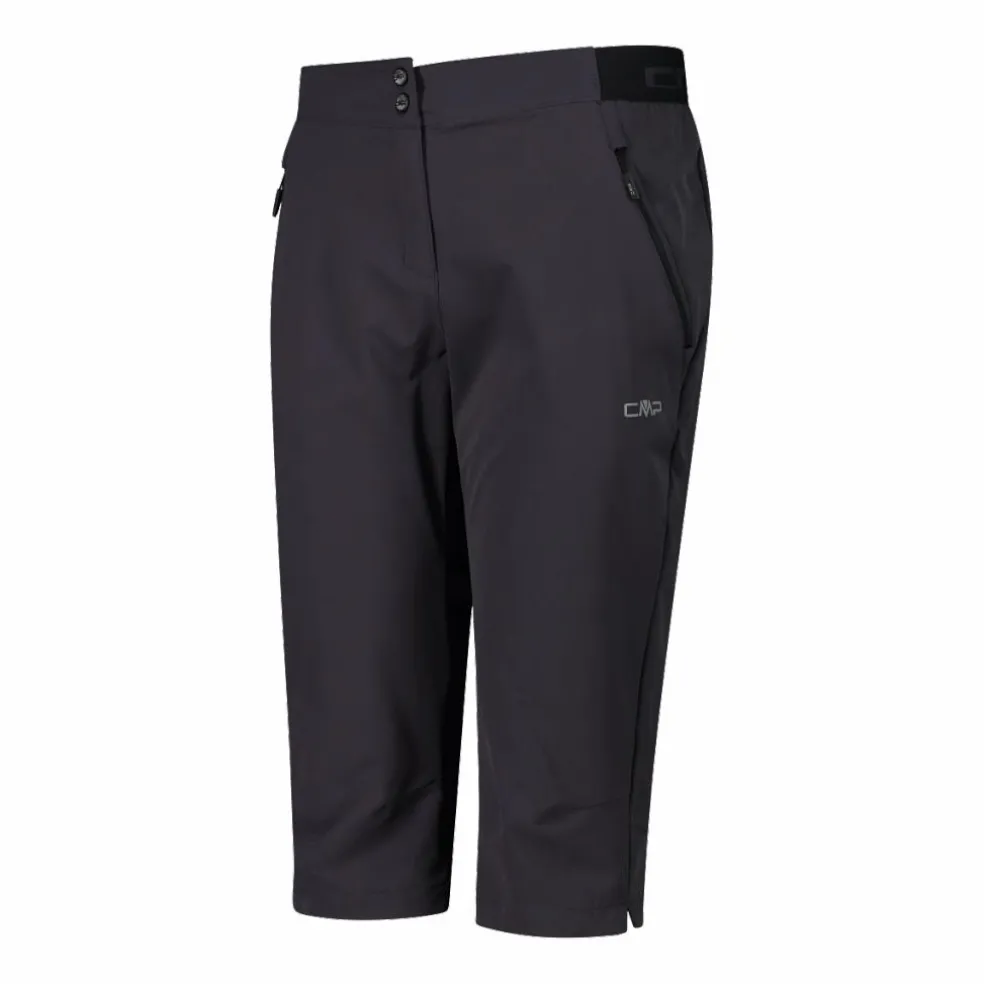 Pantalone capri Unlimitech da donna in tessuto 4 way stretch