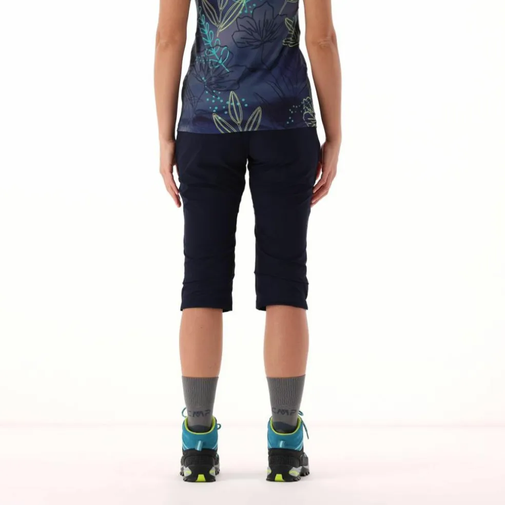 Pantalone capri Unlimitech da donna in tessuto 4 way stretch