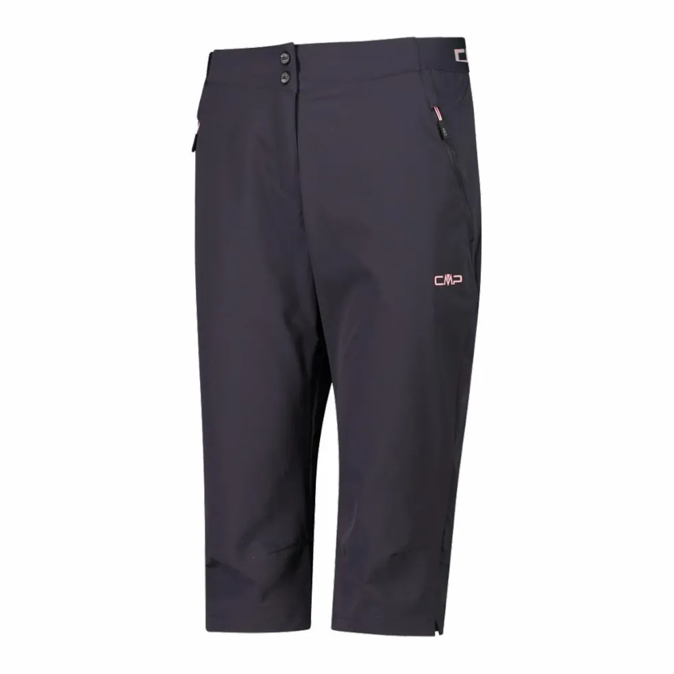 Pantalone capri Unlimitech da donna in tessuto 4 way stretch