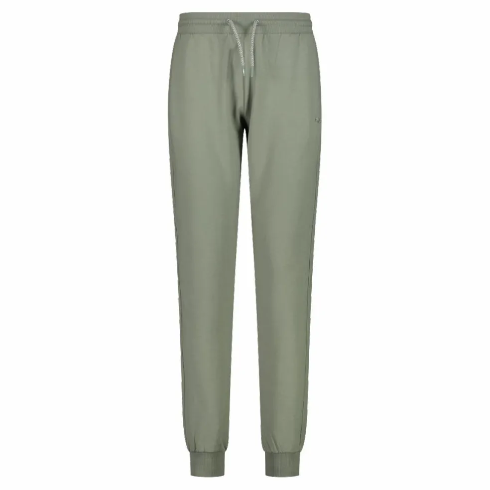 Pantalone da donna in cotone elasticizzato con polsino