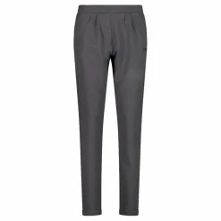 Pantalone da donna in felpa elasticizzato melange
