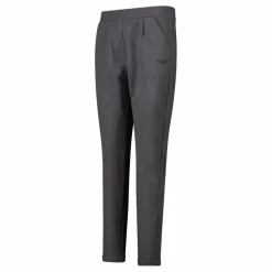 Pantalone da donna in felpa elasticizzato melange