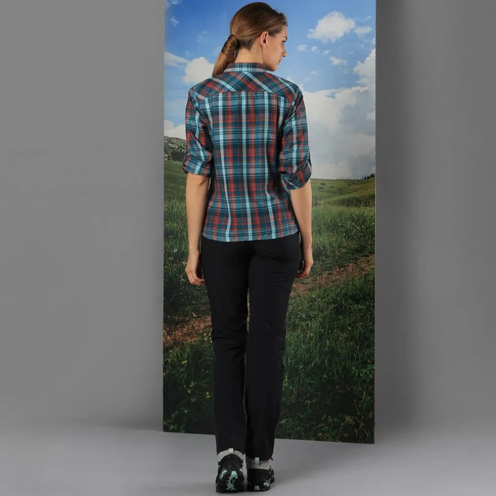 Pantalone da donna in tessuto 4 way stretch