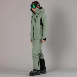 Pantalone da sci e snowboard da donna in mechanical stretch loose fit