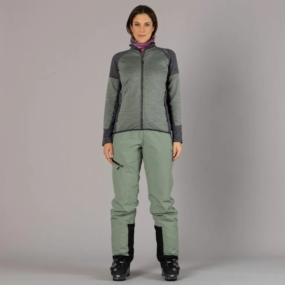 Pantalone da sci e snowboard da donna in mechanical stretch loose fit
