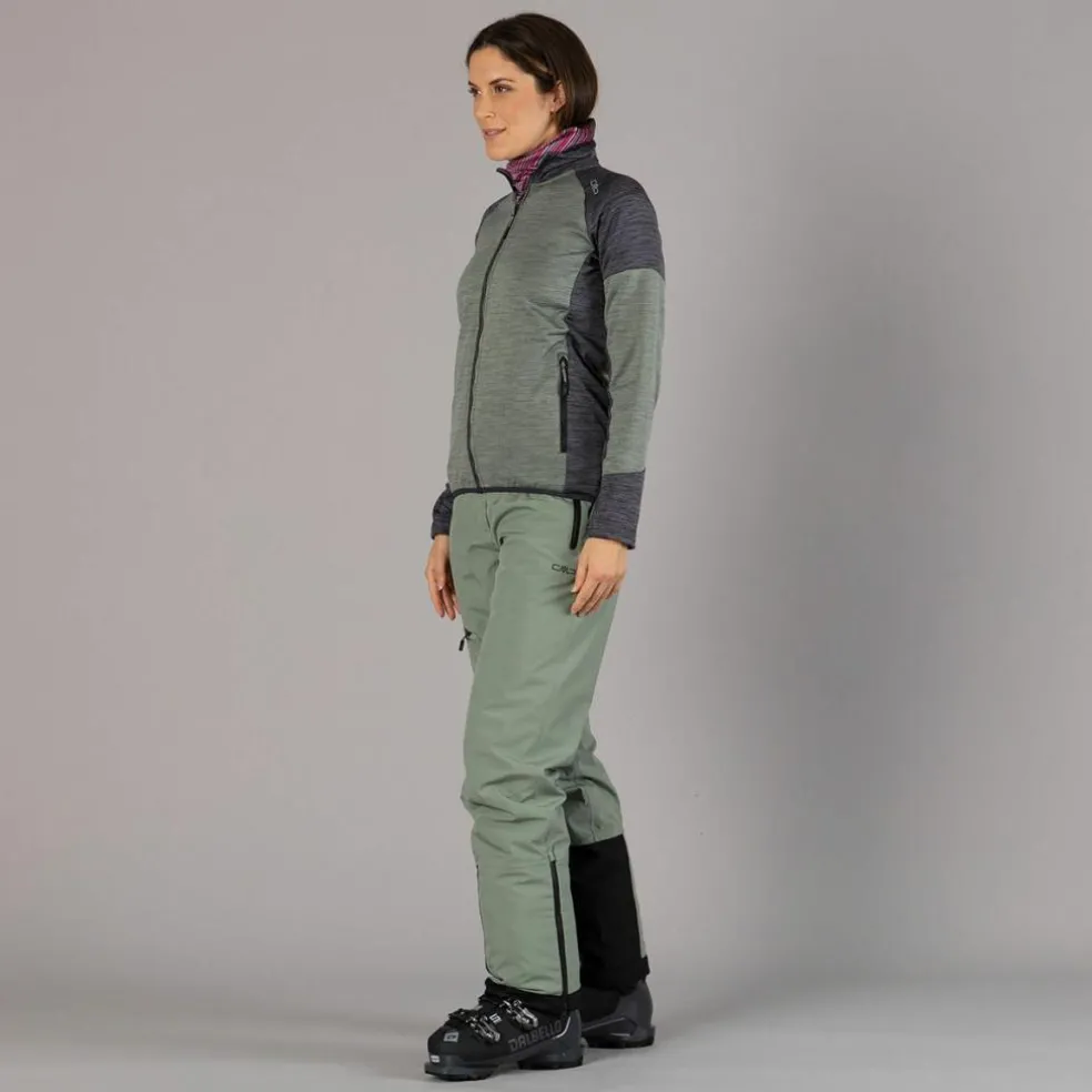 Pantalone da sci e snowboard da donna in mechanical stretch loose fit