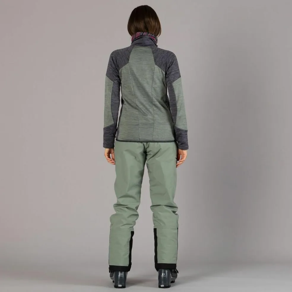 Pantalone da sci e snowboard da donna in mechanical stretch loose fit