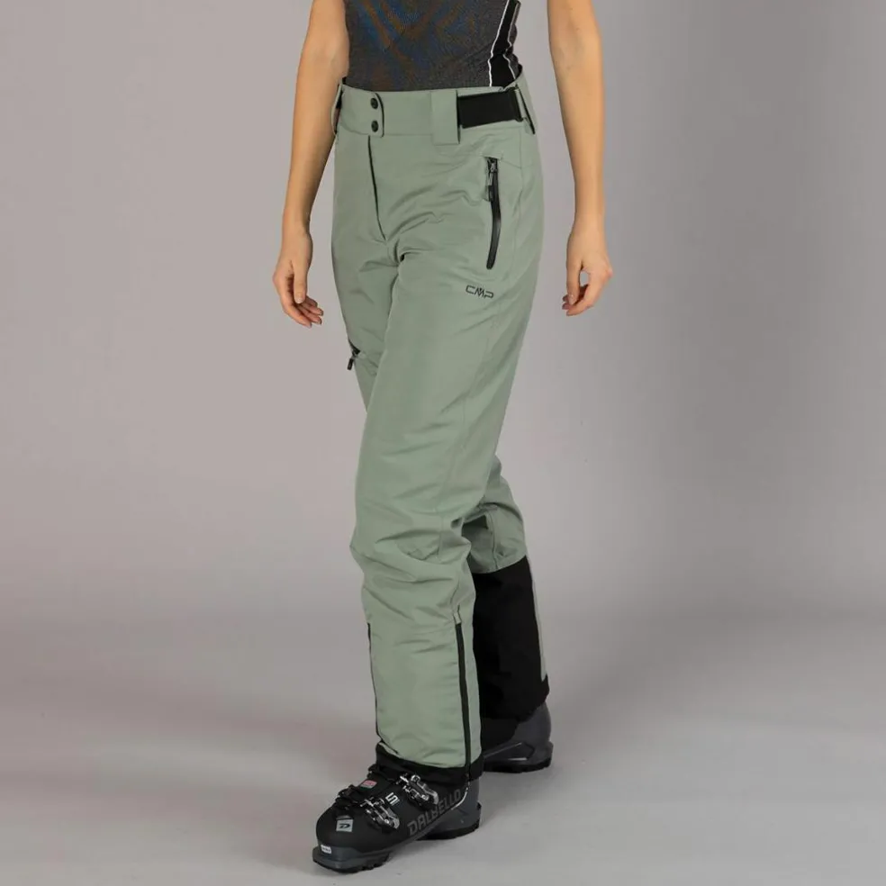 Pantalone da sci e snowboard da donna in mechanical stretch loose fit