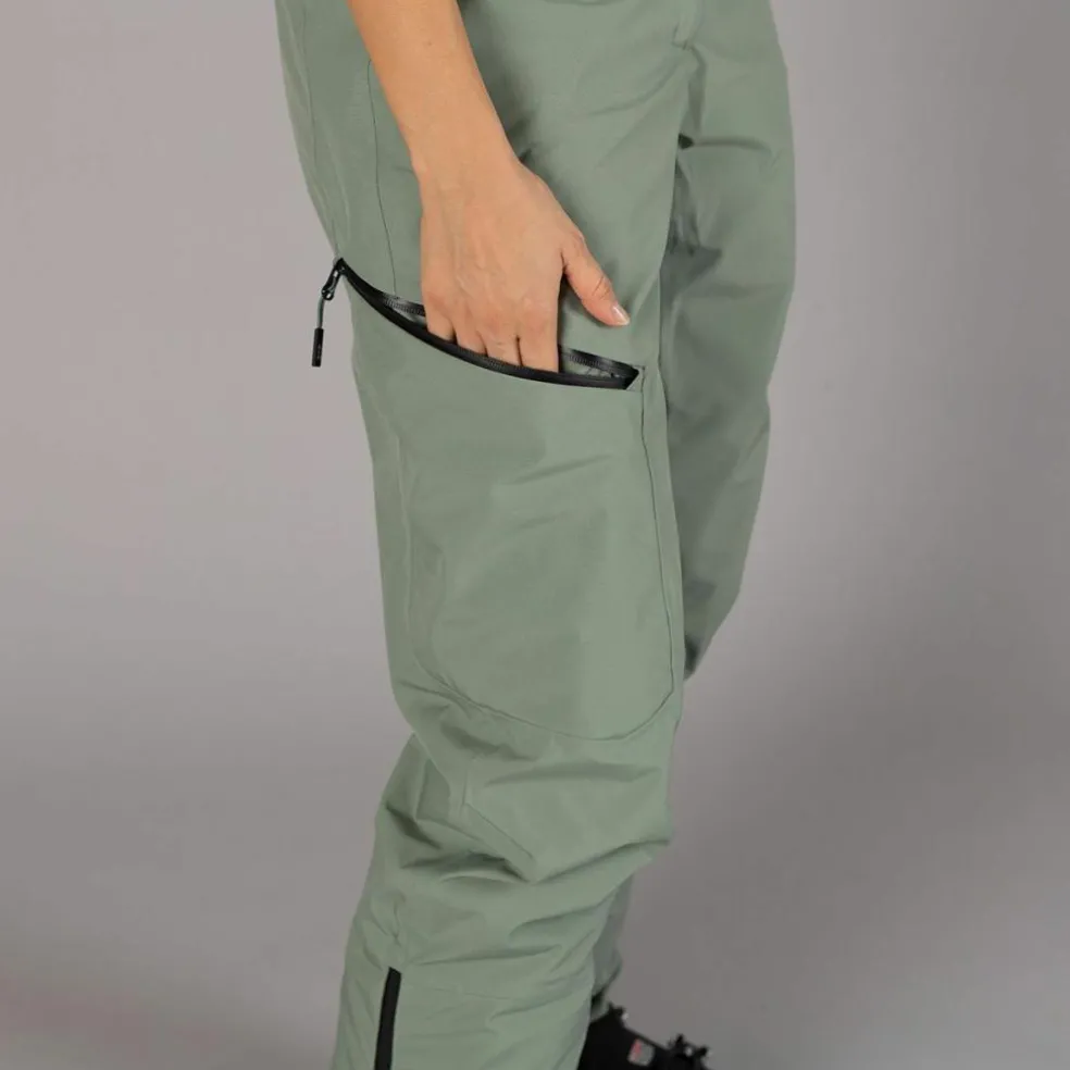 Pantalone da sci e snowboard da donna in mechanical stretch loose fit