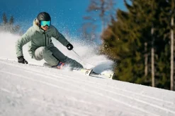 Pantalone da sci e snowboard da donna in mechanical stretch loose fit