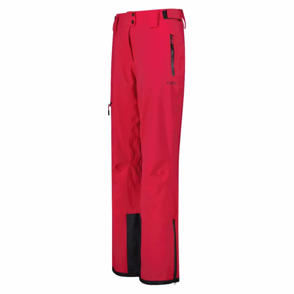 Pantalone da sci e snowboard da donna in mechanical stretch loose fit