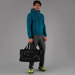 Pantalone felpato da uomo in cotone stretch melange