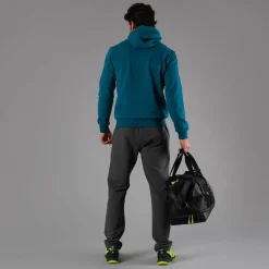 Pantalone felpato da uomo in cotone stretch melange
