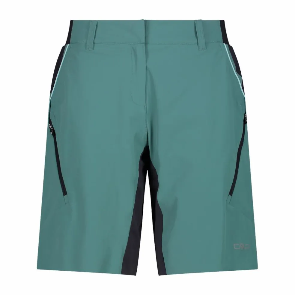 Pantalone free bike da donna con mesh interna removibile e fondello