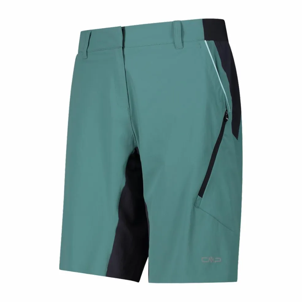 Pantalone free bike da donna con mesh interna removibile e fondello