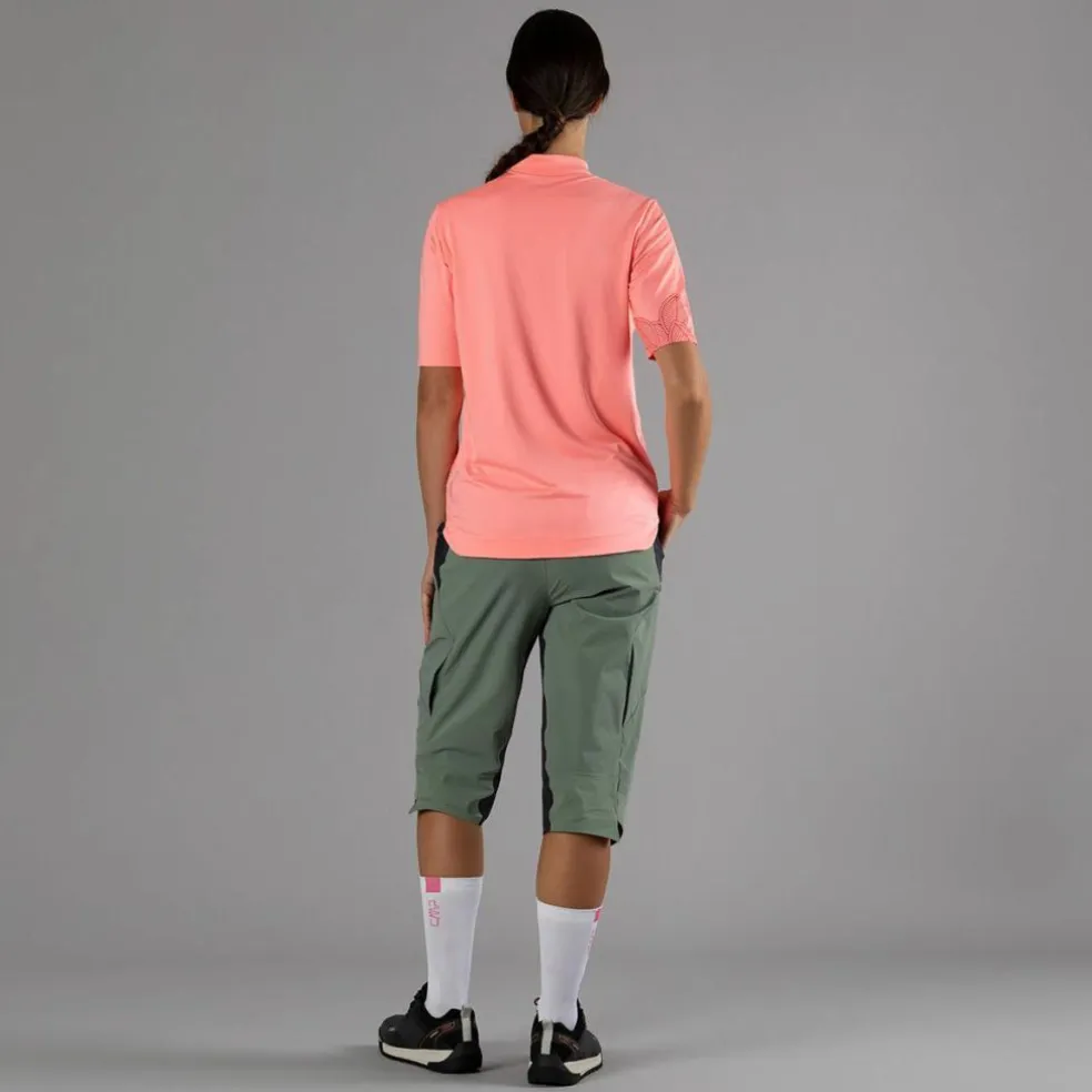 Pantalone free bike da donna con mesh interna removibile e fondello