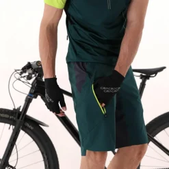 Pantalone free bike da uomo con mesh interna removibile e fondello